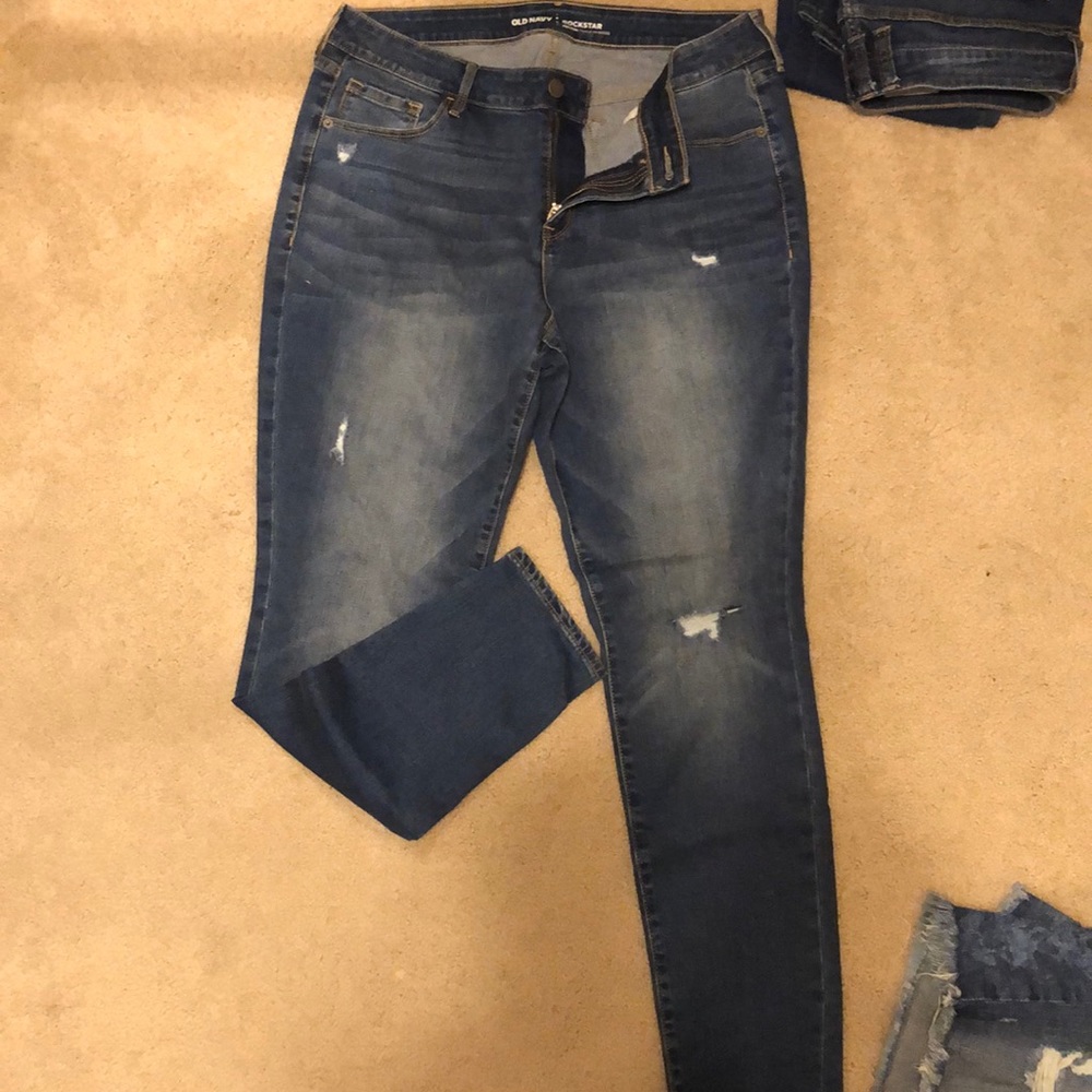Old navy mid rise rockstar jeans